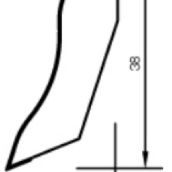 MDF profil 1938 2.8m