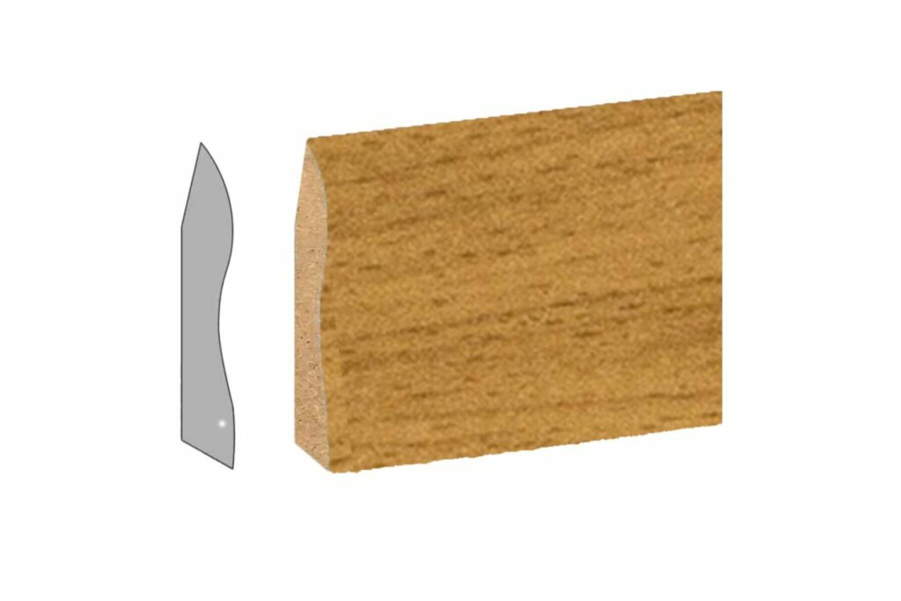 Медијапанска Лајсна Профилекс Бука 115