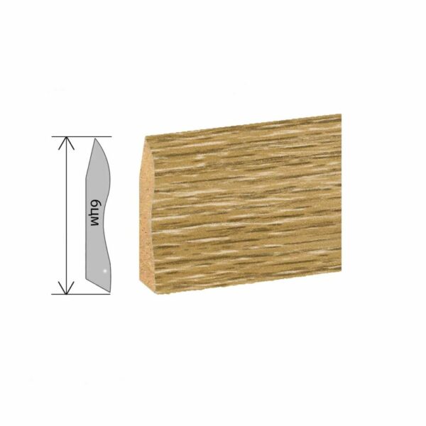 Медијапанска Лајсна Профилекс 6цм Силвер Оак 118